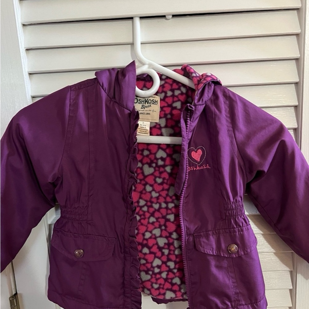 OshKosh B'gosh Purple Raincoat with Hood